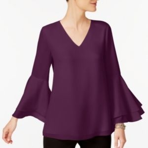 Alfani Bell-Sleeve Blouse